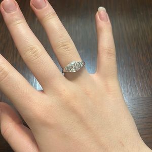 Silver Diamond Ring